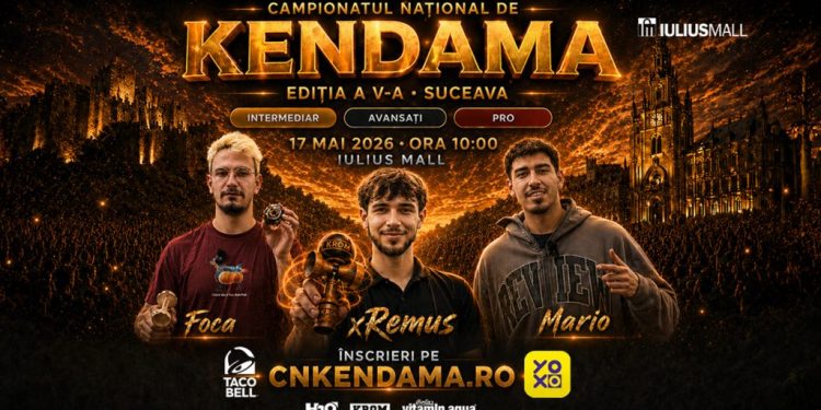 A cincea etapă a Campionatului Național de Kendama se joacă la Iulius Mall Suceava, în acest weekend