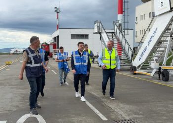 Aeroportul Suceava. Sală de așteptare de 400 de metri pătrați, din luna iunie, pînă la finalizarea Terminalului 3, care va avea 11.000 de metri pătrați