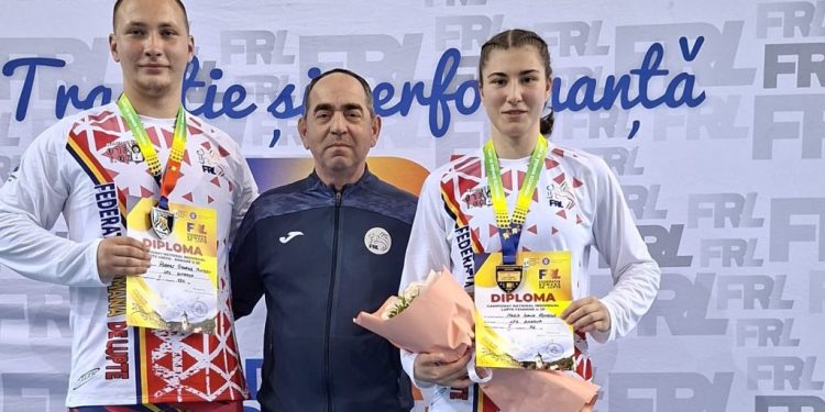 LPS Suceava, două medalii de aur la Campionatele Naționale de lupte greco-romane, prin Maria-Ioana Romega și Robert George Muntean