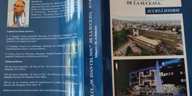 Un deceniu de muncă, pentru 60 de ani de istorie. Reputatul medic Mihai Ardeleanu a lansat ”cartea-album” a Spitalului Clinic Județean Suceava