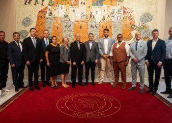 Primarul orașului american Lansing, la CJ Suceava. Gheorghe Șoldan: A fost o discuție plăcută, de aproape o oră și jumătate, despre județul Suceava, despre proiectele mari aflate în derulare