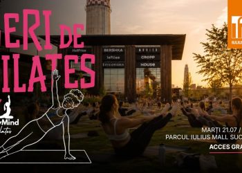 Vara aceasta, bucură-te de seri de pilates, yoga și fitness la Iulius Mall Suceava și ai șansa să câștigi un city break la Milano