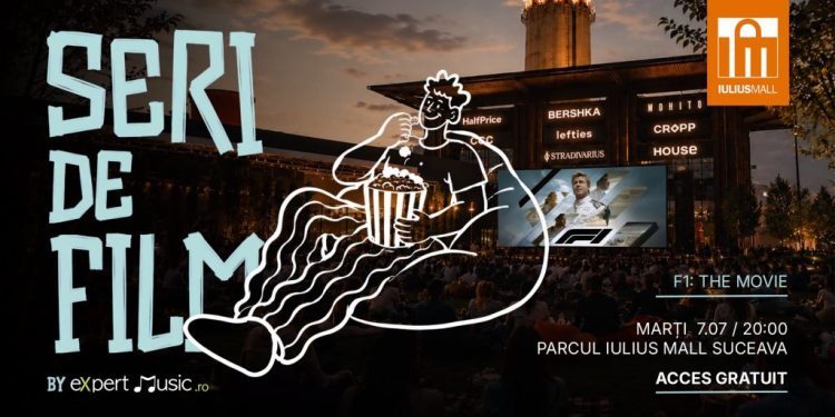 Seri de film, cu acces liber, în parcul Iulius Mall. Săptămîna aceasta: „F1: The Movie”, „Un bărbat de onoare”, „Elio” și „DC League of Super-Pets”
