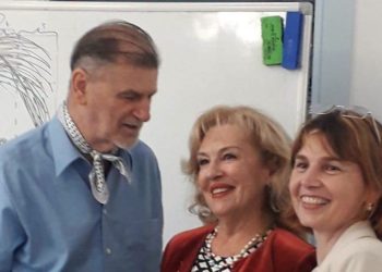 Mihai Pînzaru – PIM, lecții de desen, la Alianța Franceză, cu o zi înainte de Ziua Franței