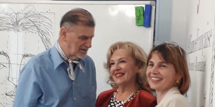 Mihai Pînzaru – PIM, lecții de desen, la Alianța Franceză, cu o zi înainte de Ziua Franței