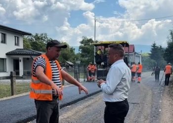 Vatra Dornei. Proiect de asfaltare în valoare de 8 milioane de lei, aproape de final