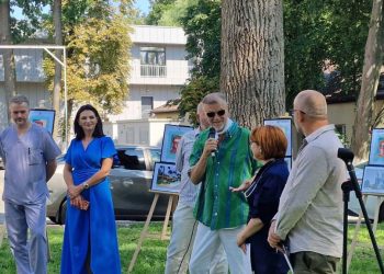 Maestrul Mihai Pînzaru – PIM, după expoziția de la Secția de Boli Infecțioase: ”Dincolo de mască” am descoperit devoțiune și respect pentru oameni