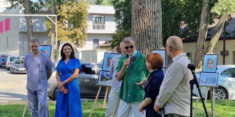 Maestrul Mihai Pînzaru – PIM, după expoziția de la Secția de Boli Infecțioase: ”Dincolo de mască” am descoperit devoțiune și respect pentru oameni