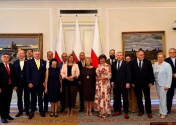 Ghervazen Longher a reprezentat comunitatea poloneză din România la un eveniment dedicat președintelui Poloniei