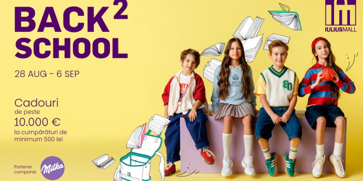 „Back to School” la Iulius Mall Suceava. Shopping cu premii instant și șansa de a câștiga marele premiu: un pachet cu iPad 11, iPhone 17 și MacBook Neo 13