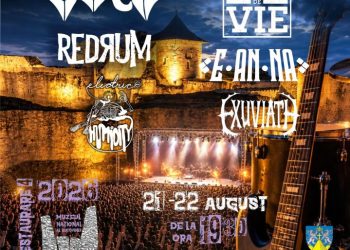 Rock în șanțul Cetății de Scaun. Șase trupe concertează la ”Cetatea de Rock a Sucevei”, pe 21 și 22 august