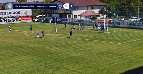 Cetatea 1932 Suceava, înfrîngere la Ștefăneștii de Jos cu 3-1