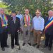 La 89 de ani, veteranul de război Dumitru Davidel, la o ceremonie dedicată eroilor, în județul Mureș. A fost prezent și primarul de la Cornu Luncii, Gheorghe Fron