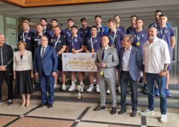 Cezar Ioja, la festivitatea de premiere a campionilor europeni universitari: Îi felicit pe jucători și pe antrenori pentru această nouă performanță, și îi asigur că administrația județeană va rămîne alături de ei