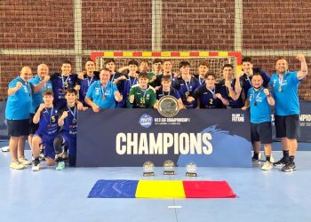 Handbalistul sucevean Ianis Chiruț, campion cu România! Ianis a fost desemnat cel mai bun centru al M18 EHF Championship 2026