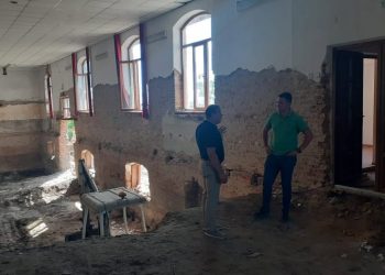 Lucrări de refacere a Căminului Cultural Liteni