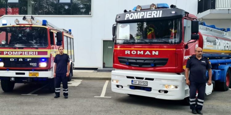 Noi donații de la o fundație din Germania, pentru pompierii voluntari din Cornu Luncii