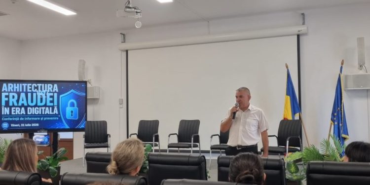 Eveniment dedicat apărării împotriva fraudelor digitale, organizat de Poliție și Primăria Siret. Vigilența reprezintă prima și cea mai eficientă măsură de apărare împotriva fraudelor cibernetice