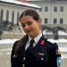 Teodora Dominte, absolventă a Colegiului Militar din Cîmpulung Moldovenesc, admisă prima la specializarea Intendență din cadrul UNAp