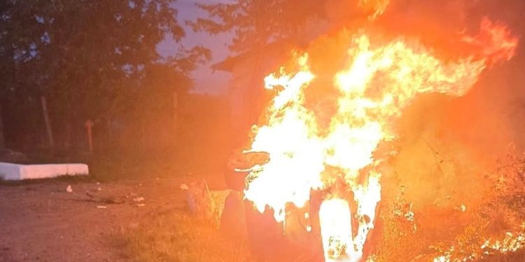 Două persoane carbonizate, după un accident produs la Fîntîna Mare