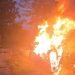 Două persoane carbonizate, după un accident produs la Fîntîna Mare