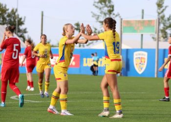 Paraschiva Moțco, de la CSU Suceava, a contribuit la victoria Naționalei de fotbal feminin U17 în amicalul cu Republica Moldova