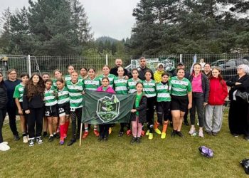 Fete din Cîmpulung Moldovenesc, dar și din Mitocu Dragomirnei, Frumosu și chiar din județul Vaslui, la echipele de rugby în 7 de la Zimbrii Rarăului Cîmpulung Moldovenesc