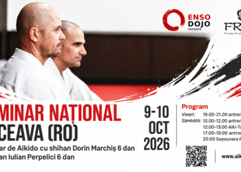 Seminar național de Aikido la Suceava, în perioada 9–10 octombrie