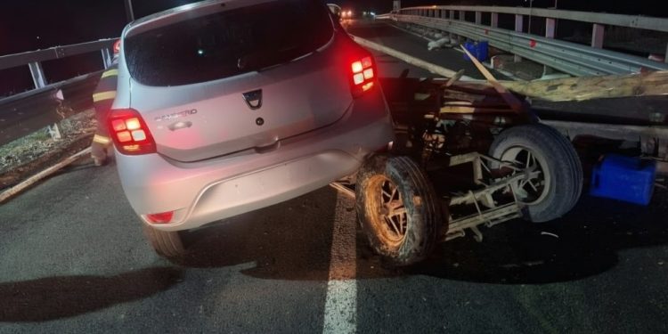 Un căruțaș a fost rănit într-un accident care a avut loc la Praxia