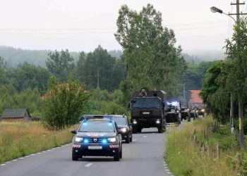Exercițiu militar multinațional, în poligonul ”Roșu” din Vatra-Dornei. Județul Suceava, tranzitat de forțe și mijloace tehnice
