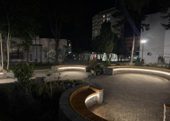 Spațiu de relaxare, amenajat în zona Muzeului de Istorie Suceava