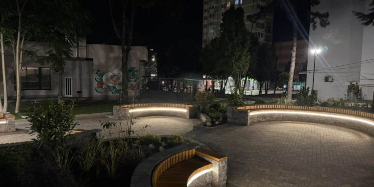 Spațiu de relaxare, amenajat în zona Muzeului de Istorie Suceava
